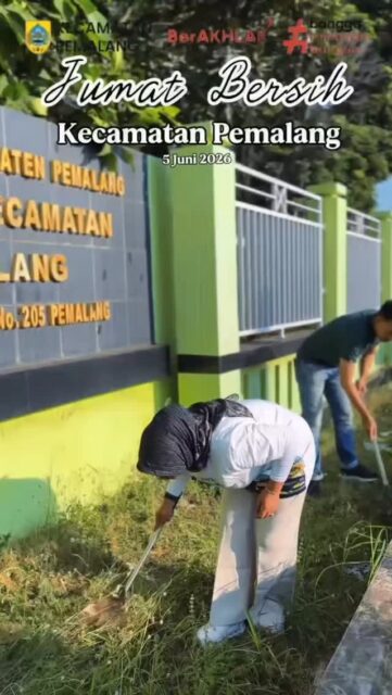 Jumat Bersih Kecamatan Pemalang 5 Juni 2026

#berakhlak 
#kecamatanpemalang 
#banggamelayanibangsa